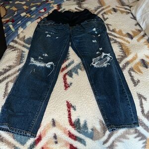 Maternity Crop Jeans